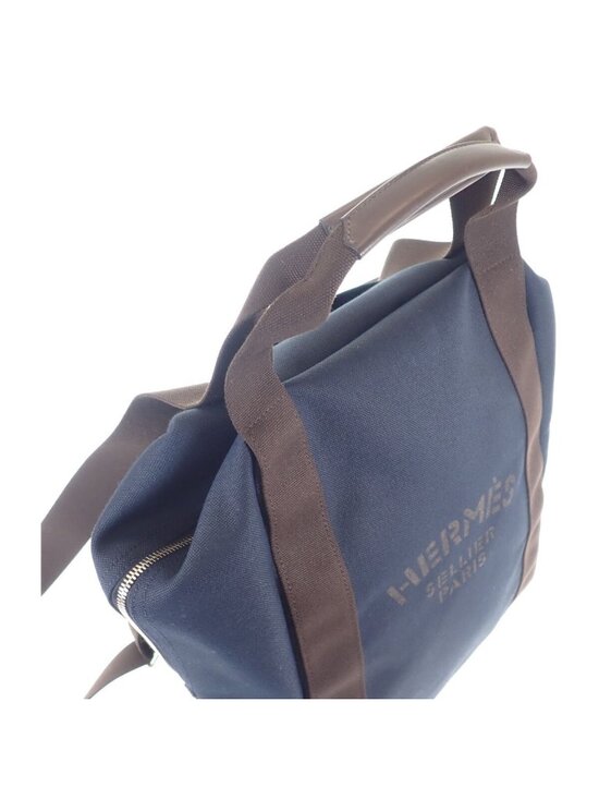 Hermes Backpack Toilet Blanc Fu Navy main image 3